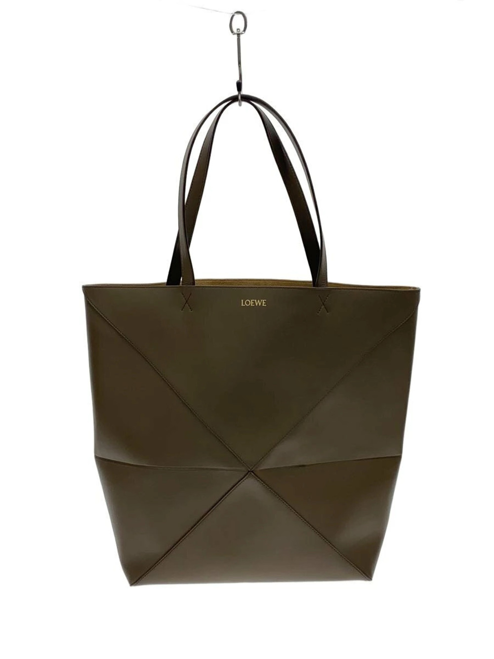 Loewe Puzzlefold Tote Bag Khaki